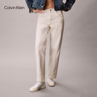 Calvin KleinJeans复刻90系列  美式潮流白色牛仔裤 YN0