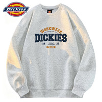Dickies 卫衣男士圆领外套男宽松秋冬季休闲长袖T恤上衣服印花打底衫