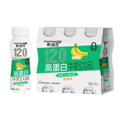 Shapetime 12g高蛋白牛奶香蕉味 200ml*6瓶 运动健身 日常蛋白补充