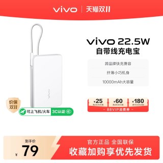 移动端：vivo 22.5W快充 充电宝