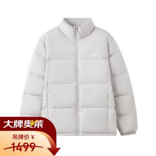 new balance 男子运动休闲羽绒服夹克AMJ54328-PEG 灰色   M
