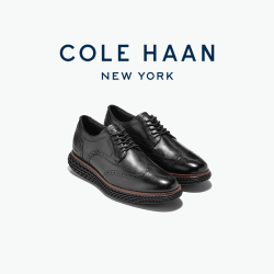 COLE HAAN 男士休闲雕花皮鞋新款商务鞋职场正装皮鞋C40319