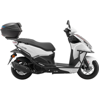 QJMOTOR 鸿150RS 智能版 性能卓越 实用 踏板 摩托车 星夜黑/大桥银