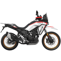 QJMOTOR SRT450 摩旅 轻拉力 摩托车 昼夜黑/机械银