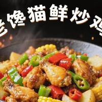 花蛤炒鸡3人餐（含小吃/甜点/主食）