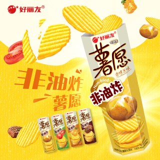 好丽友 薯愿薯片休闲零食番茄味 35.8g 任选20包