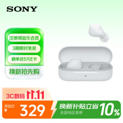 索尼 WF-C510 入耳式真无线蓝牙耳机 白色