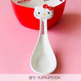 五和 儿童碗宝宝碗凯蒂猫HelloKitty女孩辅食吃饭饭碗卡通密胺餐具