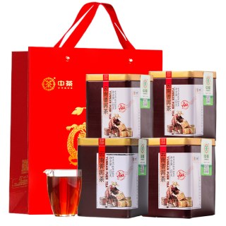 88VIP：中茶 普洱茶Y562熟茶100gX4罐配手提袋 散茶云南茶叶中华