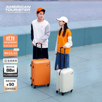 美旅 拉杆箱行李箱简约大容量万向轮 旅行箱TV7 TV7升级款-奶白色 20英寸
