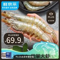 鲜京采 厄瓜多尔白虾 净重 3斤/盒 28-46只/盒