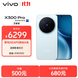 vivo X300 Pro 卫星通信版 5G手机 16GB+512GB 自在蓝