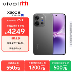 vivo X300 E 12GB+512GB 辰夜黑 5G手机