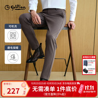 金利来 57N1 绒感磨毛 咖啡色 33 男士休闲裤