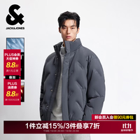 杰克琼斯 杰克·琼斯(JACK&JONES)男装春季羽绒服纯色百搭立领发热内里多口袋宽松上衣226112053 E39珍珠黑 M (175)