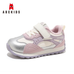 ABCKIDS ABC KIDS童鞋 冬季棉鞋 米紫 26 码内长约16.8cm  均码  三色任选