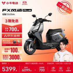 小牛电动 FX风速PLUS 智能高速通勤 铅酸电池32Ah以上 电动摩托车