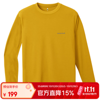 mont·bell 1114688 速干透气 黄色 L 长袖T恤
