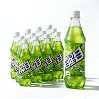 可口可乐 醒目汽水 苹果味 500ml*12瓶