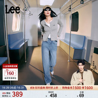 Lee 25早秋428懒懒裤 中蓝色 28 女士牛仔裤