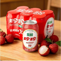 珍珍 经典荔枝味碳酸饮料8090后童年味道网红清新解腻汽水