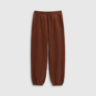 Gap 女装抓绒logo刺绣宽松直筒束脚卫裤