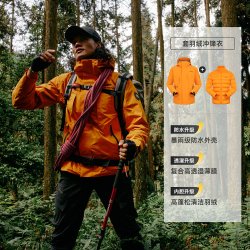 探路者 三合一 冲锋衣 羽绒内胆