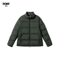 PONY 1972男士户外运动面包棉服简约立领保暖防风244M2NC01