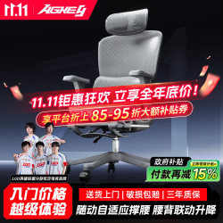 戟创 AGKey-Z1人体工学椅电竞椅电脑椅家用椅子办公椅久坐舒适学习 黑色 自适应腰托 135°无级调节 腰背联动升降 无脚托