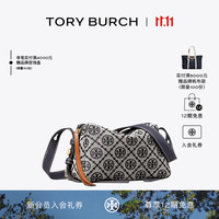 TORY BURCH ROMY T MONOGRAM 老花斜挎包TB 189821 Tory 海军蓝 405 OS