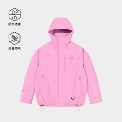 伯希和 冲锋衣女26新款Teflon户外硬壳防风防水徒步登山连帽外套男