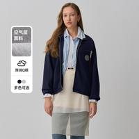 TEENIE WEENIE 小熊女装立领学院风外套春秋休闲空气层舒适卫衣开衫
