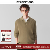 By Creations 海鸥领针织羊毛衫商务通勤保暖套头毛线衣