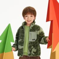 巴拉巴拉 儿童外套持久抗静电摇粒绒男童女童冬季款加绒加厚舒适保暖外套