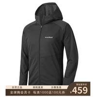 mont·bell 男 凉感防晒连帽外套 Cool Parka 速干 黑 XL