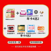 网易云音乐 SVIP年卡+(年卡4选2）+( 季卡4选2）