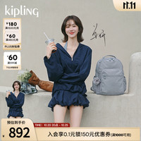 kipling 凯浦林 SEOUL系列 M号 岩石灰 轻便大容量 女士双肩包