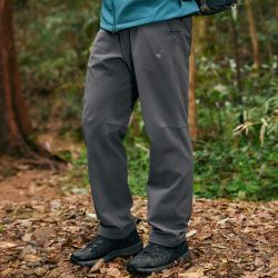 山之道 三夫户外丨隐者山之道 户外休闲徒步登山青鸾男加绒软壳裤防风