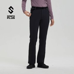 SANFO PLUS SPW-23033 燧石徒步暖绒软壳裤 女
