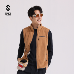 SANFO PLUS 抓绒马甲猎影Polartec P200 秋冬户外保暖背心