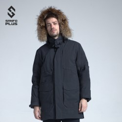 SANFO PLUS 幻影防水硬壳羽绒服 工装防风雪保暖登山服 19090