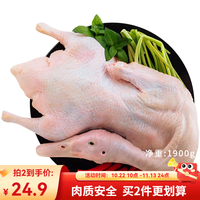 正大食品 正大 精选樱桃谷鸭 煲汤鸭卤味烧烤食材 樱桃谷鸭1.9kg*1袋