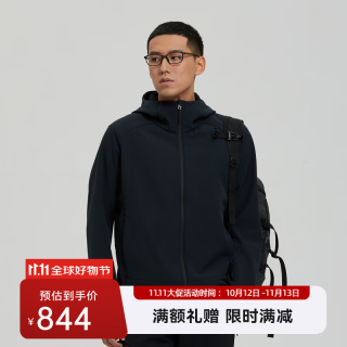 SANFO PLUS 户外 燧石多功能软壳夹克 男款SJM-23018N 黑色 2XL