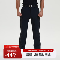 SANFO PLUS 三夫户外软壳裤加强耐磨游侠双面织战术秋冬男防泼水防风保暖裤 黑色 L
