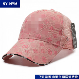 NY-NYM 透气网眼复古鸭舌帽女显脸小遮阳