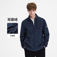 navigare [双面绒]意大利小帆船 秋冬26新款开衫运动休闲男士卫衣外套