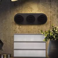 百亿补贴：西门子 Q10电力轨道插座超短迷你24cm床头柜餐边柜厨房短导轨无线