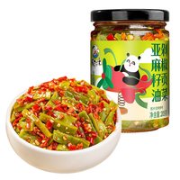 88VIP：饭扫光 亚麻籽油剁椒贡菜205g佐餐拌饭下饭菜