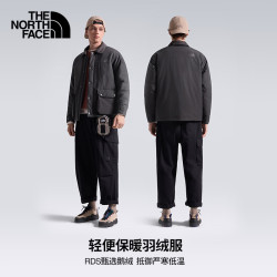 北面 羽绒服男外套防泼溅600蓬鹅绒保暖休闲时尚户外26秋冬上新|8J5X NO1/深灰色