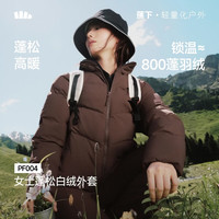 蕉下 女士秋冬防寒厚款蓬松白绒外套 锁温≈800蓬羽绒（补贴好价！）
